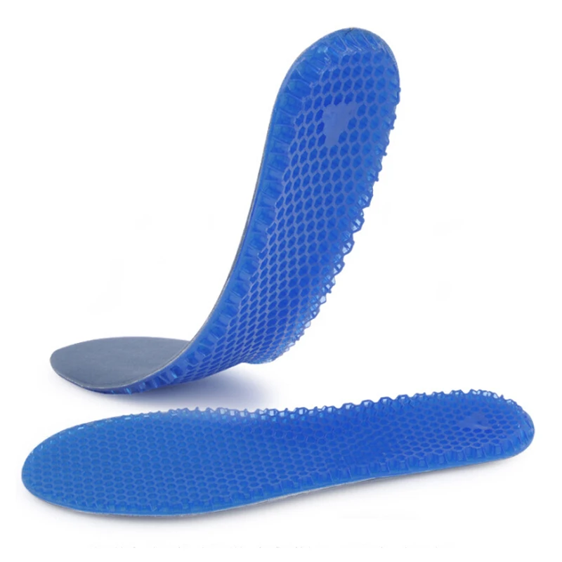 2Pairs Sneakers Silicone GEL Insole Pressure Relief Cushion Pads Shock