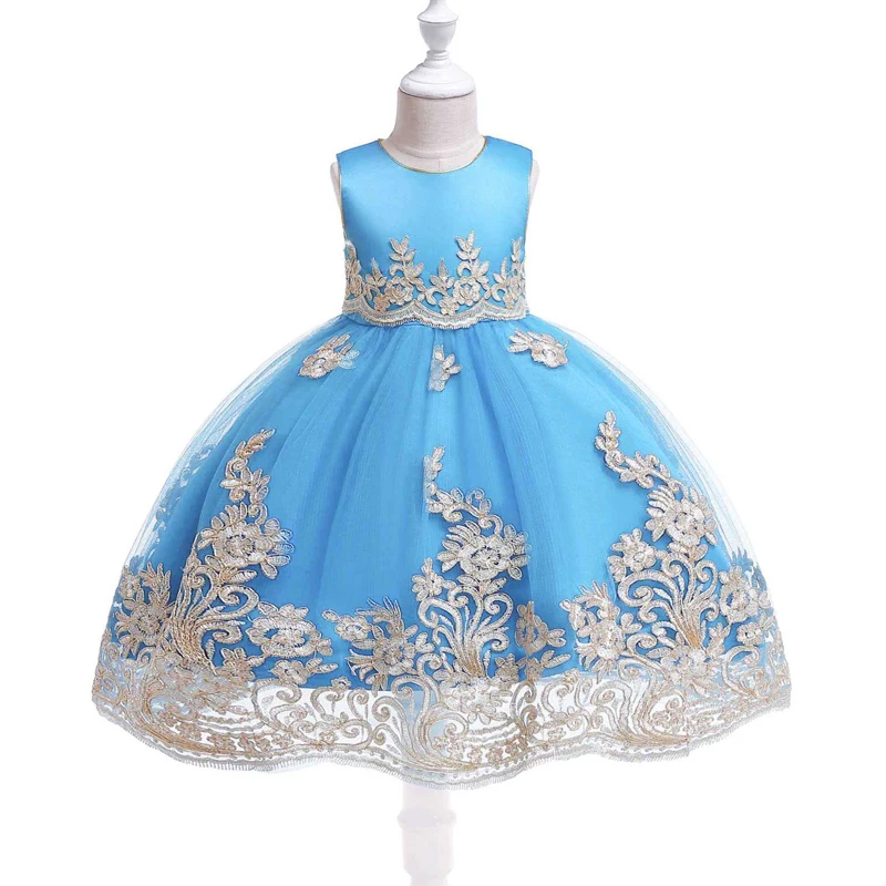 

Summer Girls Dresses Flower Lace Mesh Dress For Girls Party birthday Present Princess Tutu Kids Clothes Toddler Girls Clothes