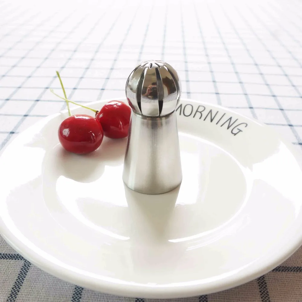 

Russian Piping Nozzles Ball Shaped Stainless Steel Pastry Tool Cream Pastry Icing Tips Cup Cake Cupcake Decoration No.6
