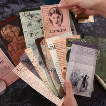Rękopis pisarza notatnik N razy kartki samoprzylepne notatnik notatnik Vintage naklejki do planowania zakładki papiernicze