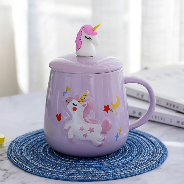 Creative Unicorn Ceramic Coffee Mugs