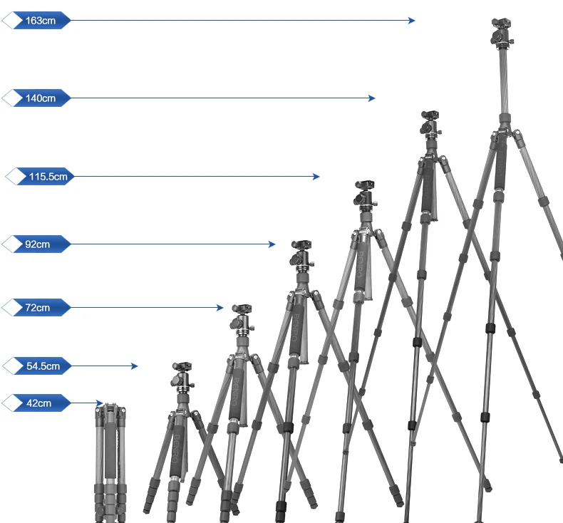  Benro C2692TB1 Professional Carbon Fiber Tripod Set / Foldable Monopod & Tripods Set For DSRL Camer
