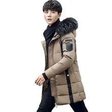 Высококачественная парка, Мужская зимняя длинная куртка, мужской толстый пуховик, Мужская парка, мужские Модные пуховики, jaqueta masculina