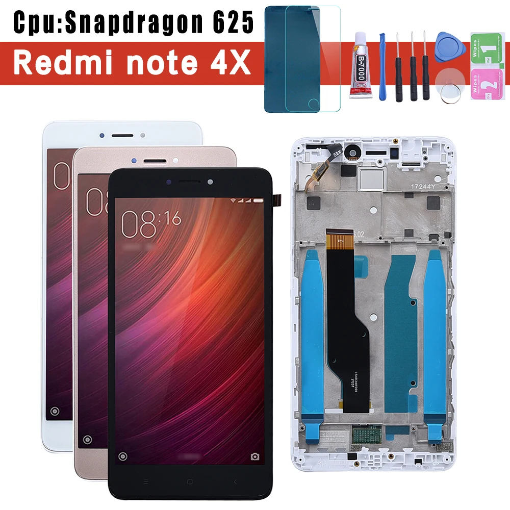  MTK Helio X20 / Snapdragon 625 Global 32GB/64GB LCD Display Touch Screen Digitizer Assembly + frame