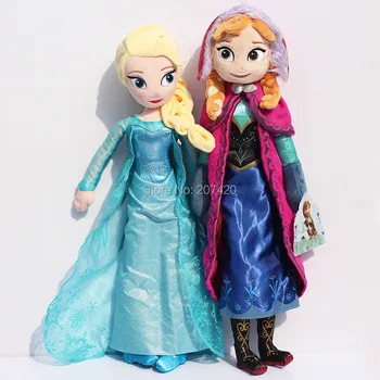

50cm Princess Elsa plush Anna Plush Doll Toy Toys Brinquedos Kids Dolls for Girls 20inch