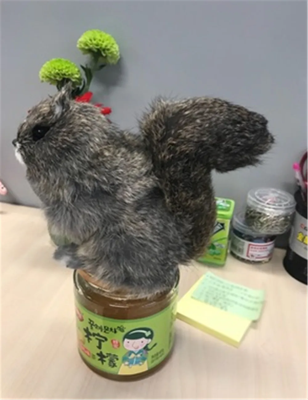 Fancytrader Squirrel Toy Soft Plush Toy Doll Simulation Animal Mini Plush Doll Birthday Gift Stuffed Animais Rabbit Fur Toy1