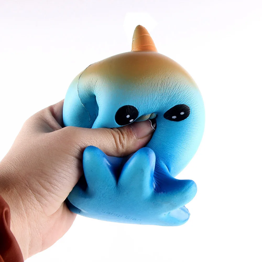 Kawaii Squishy милая улыбка игрушки осьминоги медленно восстанавливающая форму крем