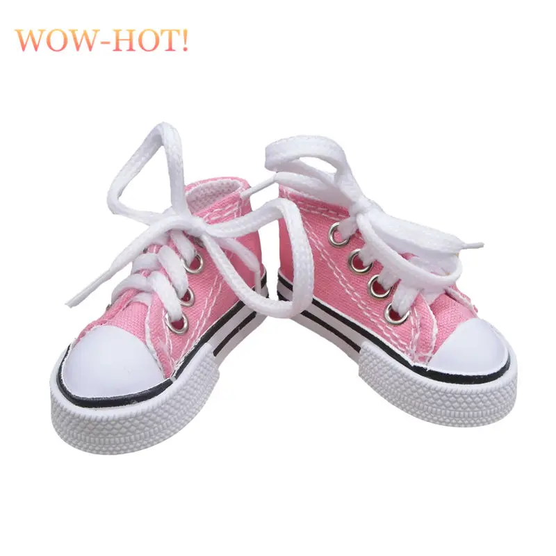

WOW-HOT 7.5cm Canvas Doll Shoes For BJD Toy Casual Dolls Boots Sneakers Shoes for 1/3 scale Ball joint dolls