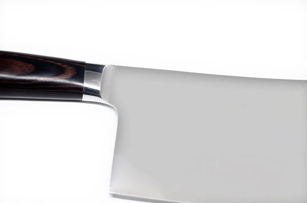 SOWOLL бренд 7 дюймов разделочные Ножи 7CR17mov Нержавеющая сталь Кухня Ножи цвет деревянной ручкой Кливер Ножи для Пособия по кулинарии, лучший подарок