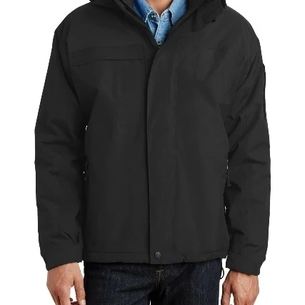 Port Authority J792 Mens Port Authority Nootka Jacket Black & Black - Extra Small (1)