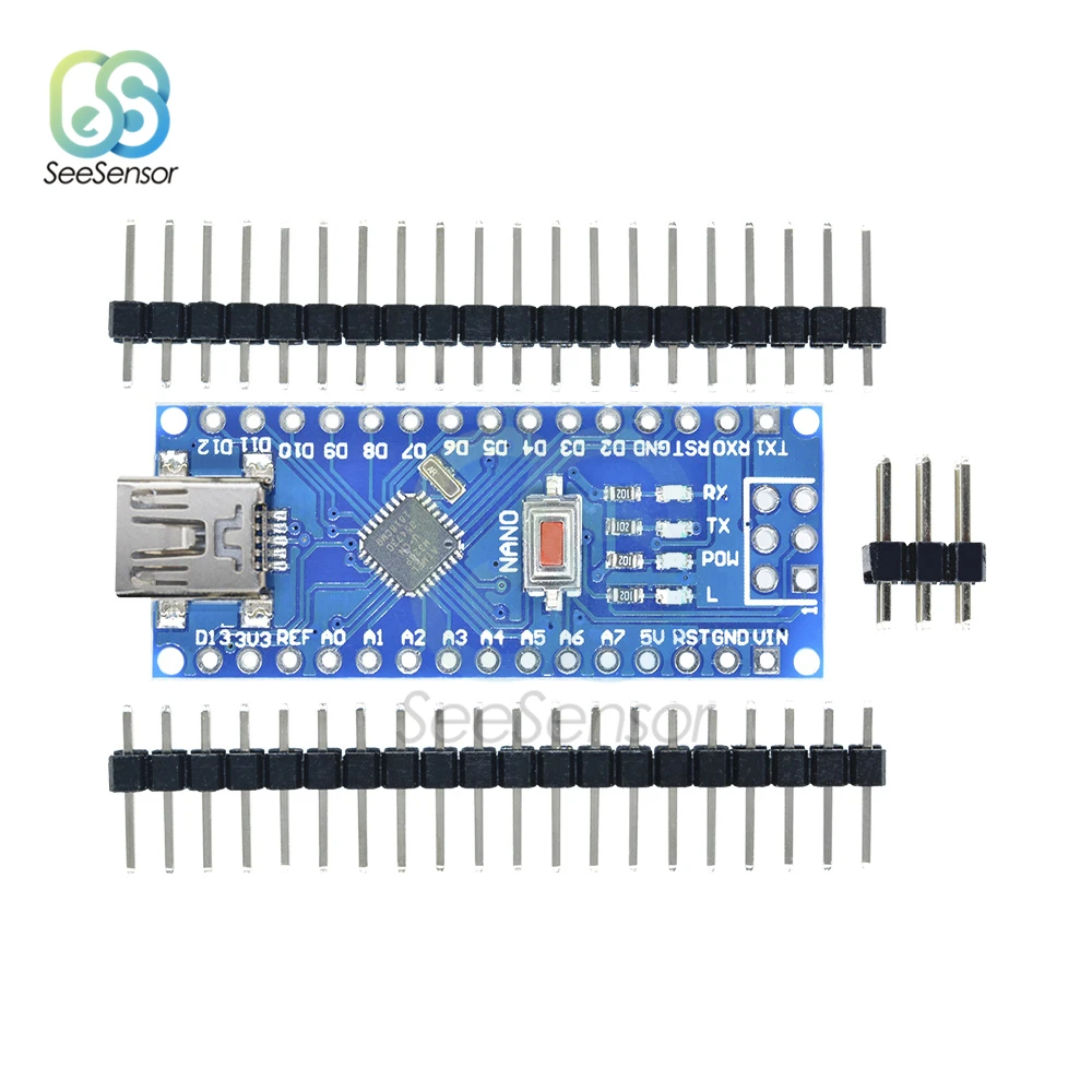 NANO V3.0 ATMEGA328P-MU мини-usb модуль с Загрузчиком совместимый контроллер CH340 USB драйвер модуль для Arduino