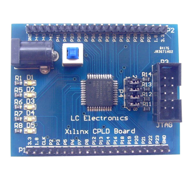 

3.3V Xilinx XC9536XL CPLD Test Learn Development Board with JTAG Interface