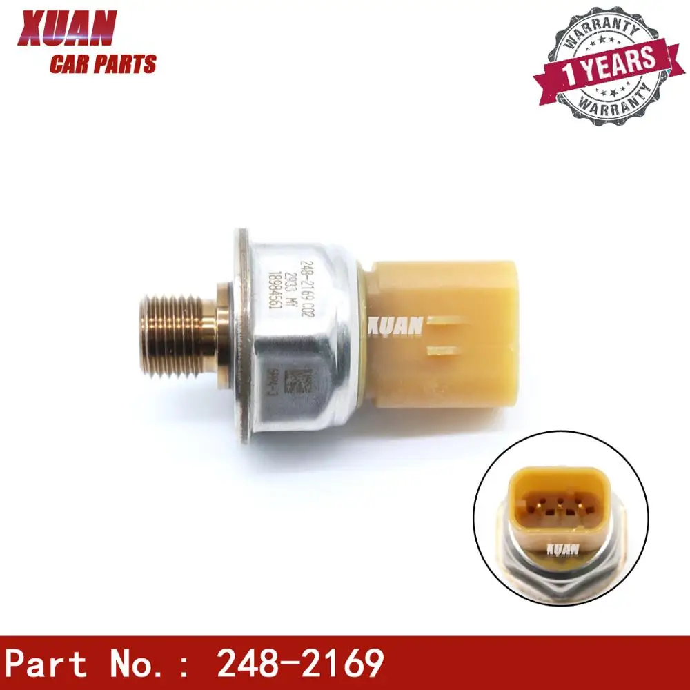

XUAN Fuel Pressure Sensor For CAT Caterpillar C7 C9 C12 C13 C15 248-2169 5PP4-3 248 2169 2482169