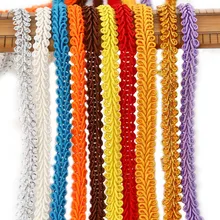 5meter 8mm Trim Nähen Spitze Gold Silber Centipede Geflochtene Spitze Band Home Party Dekoration DIY Kleidung Kurve Seing spitze