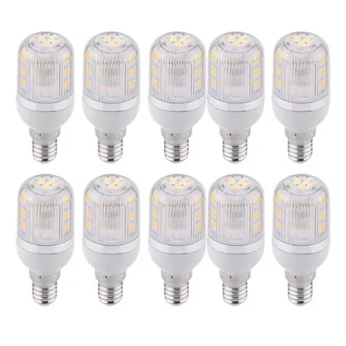 10 X Bombilla Foco Lmpara кукурузы E14 5050 SMD 21 светодиодный 4 Вт Blanco clido