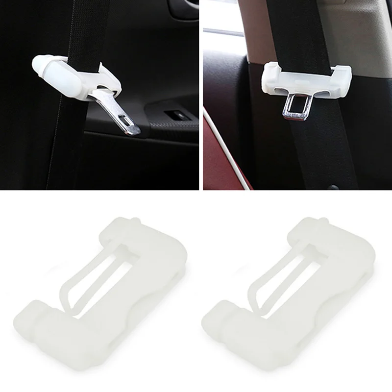 Car Safety Belt Buckle Covers Silicon Seat Protector for Honda Crosstour CR-Z S C EV-Ster AC-X HSV-010 NeuV S660 Project D M