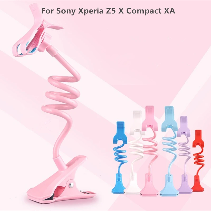 

Car Mobile Phone Stents 360 Rotate Bending Adjustable Holder 6.3 Inches Below The Mobile Phone For Sony Xperia Z5 X Compact XA