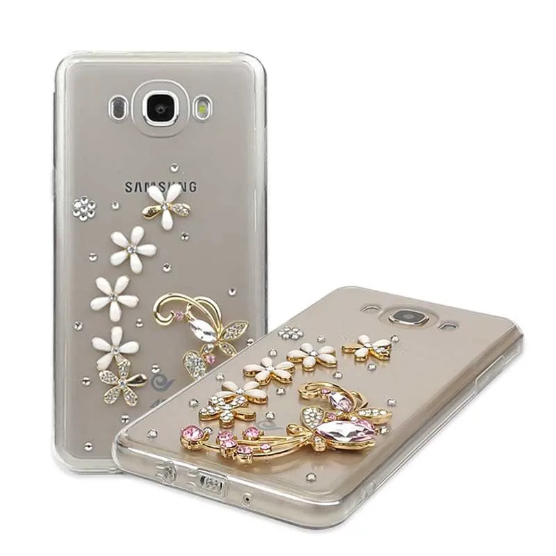 Роскошный модный блестящий чехол со стразами для Samsung Galaxy A3 A5 A7 A9 2016 2017 Алмазный