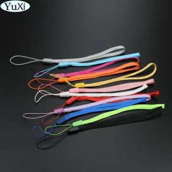 

12x Short Colorful Hand Wrist Lanyard Strap For Mp3 4 USB Flash Drive key Keychain ID Badge Holder Mobile Phone Lanyard For wiiu