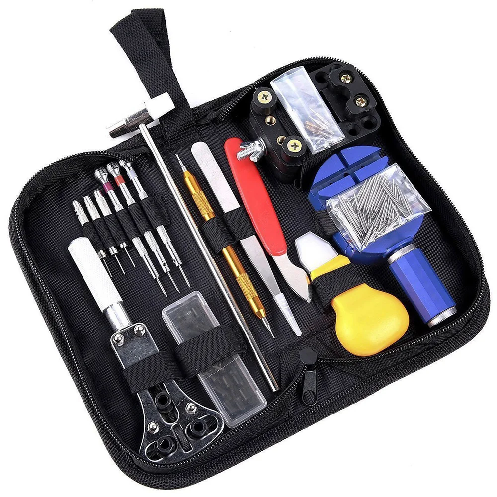 

Professional Watch Repair Tool Parts Kit Spring Pin Bars Watchmaker Back Case Opener Remover Opener Pry Screwdriver D25