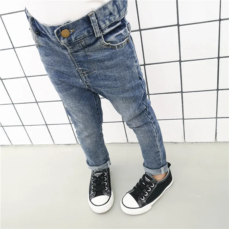Autumn 2018 New Style Girls Jeans Kids Clothing Pants For Girls Spring Trousers Children Jeans Elastic Waist Fashion For Baby (20)