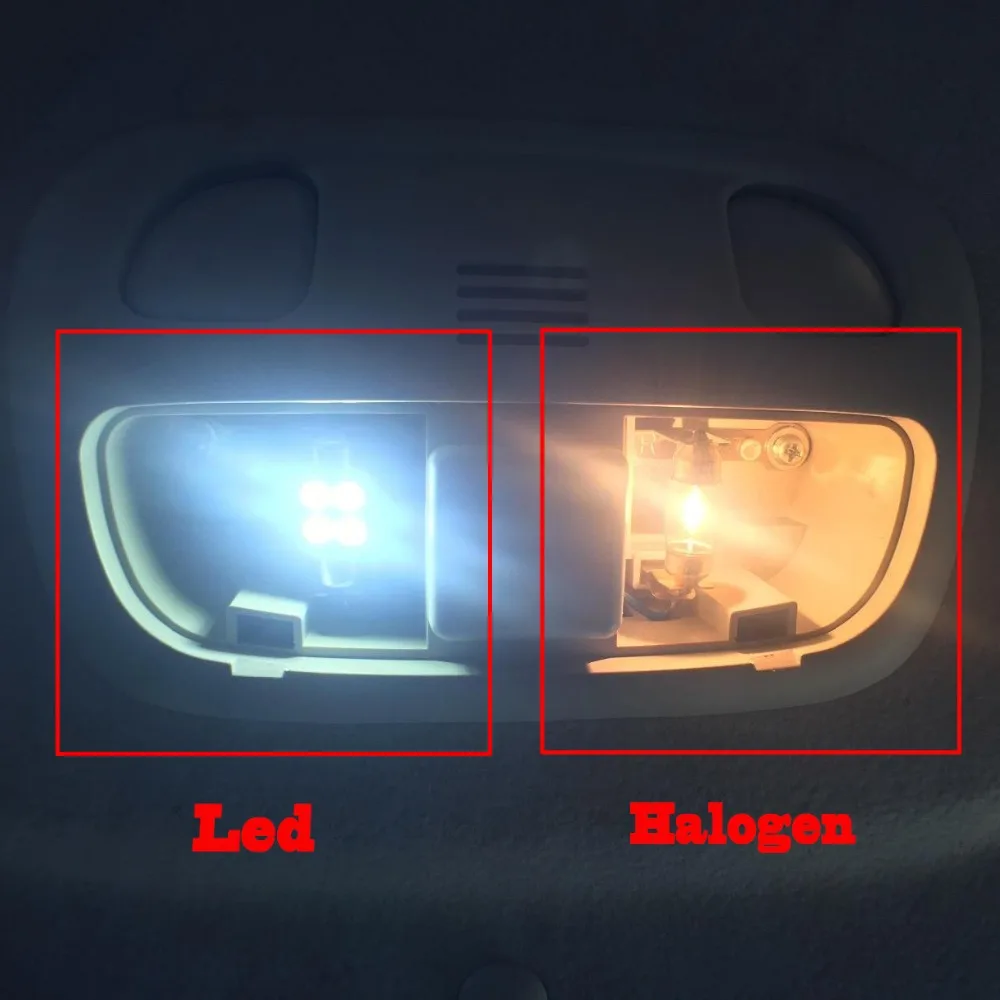 14 шт. Автомобильный светодиодный светильник для лампочек интерьерный комплект для Chevy Chevrolet Tahoe 2007- 6000K Белая Карта Купол багажник номерной знак светильник