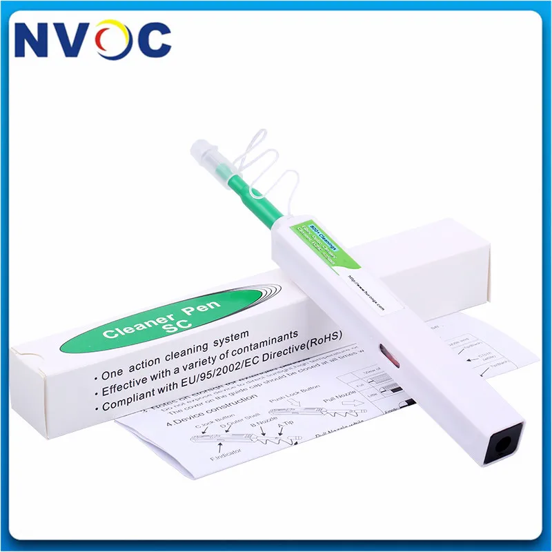 

800 times One-Click Fiber Optic Cleaner Pen for SC ST FC 2.5mm Adapters
