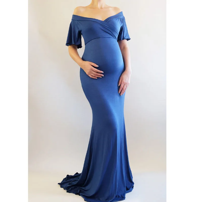 Платье для беременных с оборками; платья для беременных; одежда для фотосессии; Одежда для беременных женщин; Robe Grossesse Shooting Photo