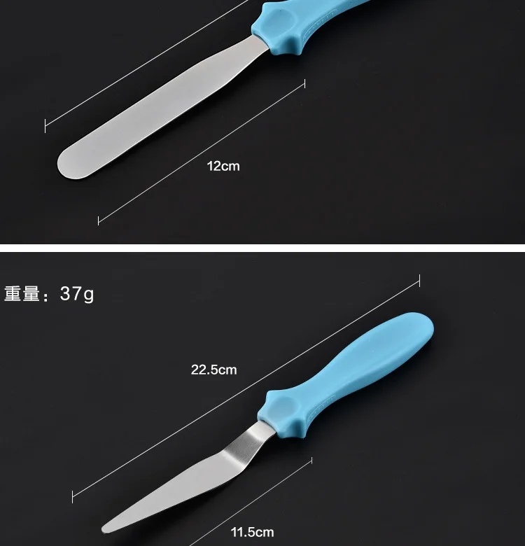 BEEMSK 3 шт./компл. Крем Набор шпателей нож для зачистки торта губка шпатель испечь прямой шпатель