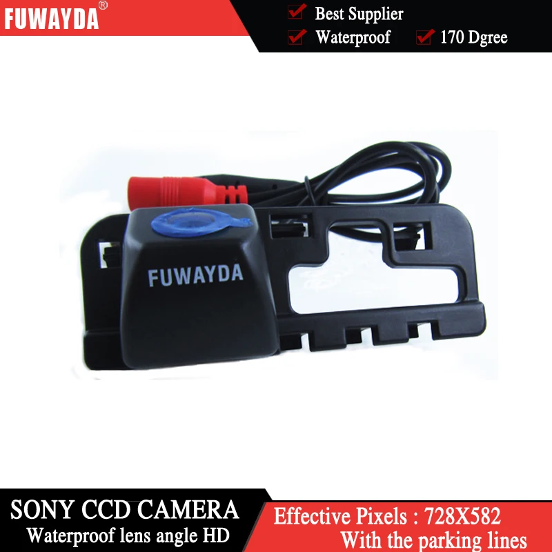 FUWAYDA беспроводной SONY CCD зеркало заднего вида изображения с направляющей/помощь/парковочная линия камера для Honda CIVIC 2006 2007 2008 2009