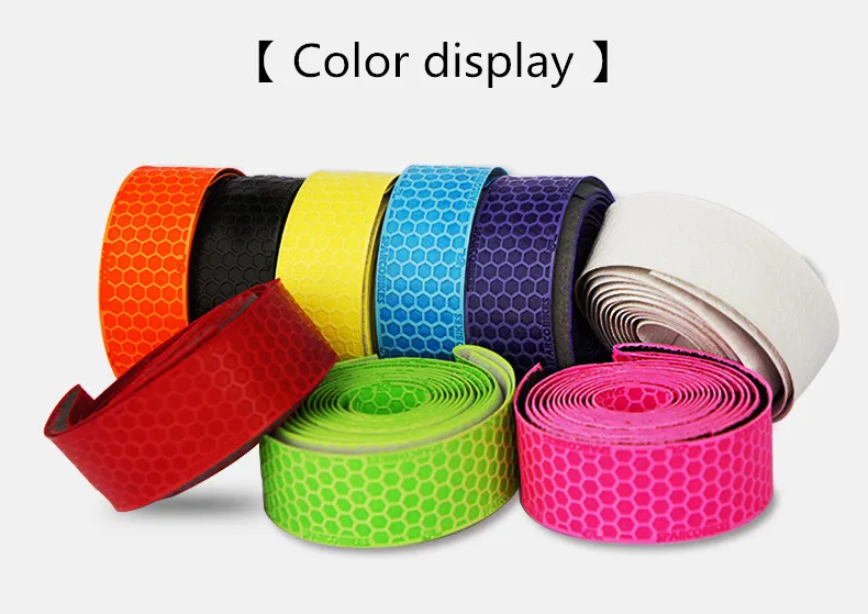Wet PU cellular road handlebars strap Wear-resistant non-slip waterproof sweat-absorbent bicycle strap Fixie Bike Accessories