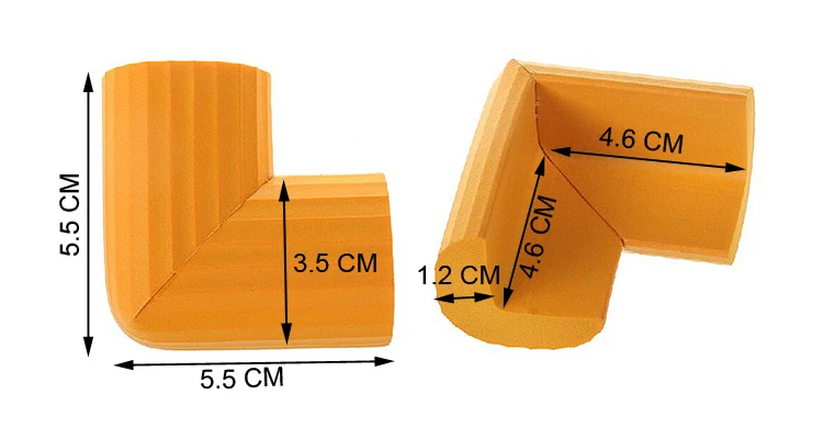 10 шт./партия, в полоску, угол защиты детей, угловой мягкий стол, Детская безопасность, уголок для ребенка, безопасный уголок для ребенка, защита