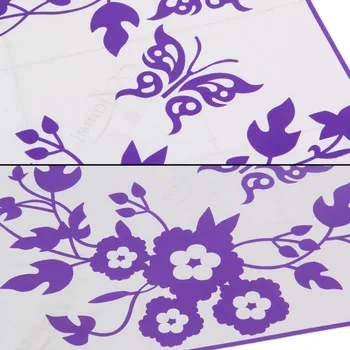 Butterfly Flower Toilet Stickers 6