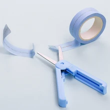 1 шт. простые цветные телескопические ножницы Маленькие и портативные DIY ножницы для резки бумаги