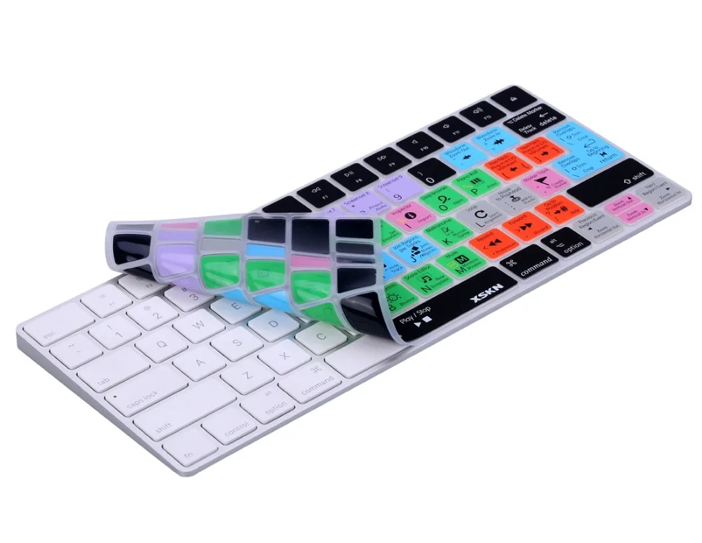 XSKN for Apple Magic Keyboard Logic Pro X Shortcut Silicone Keyboard Skin Cover