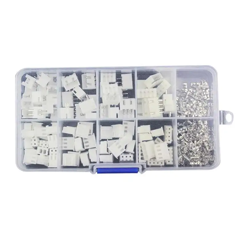 

50/Set Kit in Box 2 pin 3 pin 4 pin 2.54mm Pitch Terminal / Housing / Pin Header Connector Wire Connector Adaptor XH2P Kits