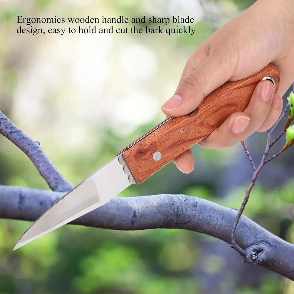 Складной легкий нож для прививки, Обрезной нож, садовый инструмент для прививки