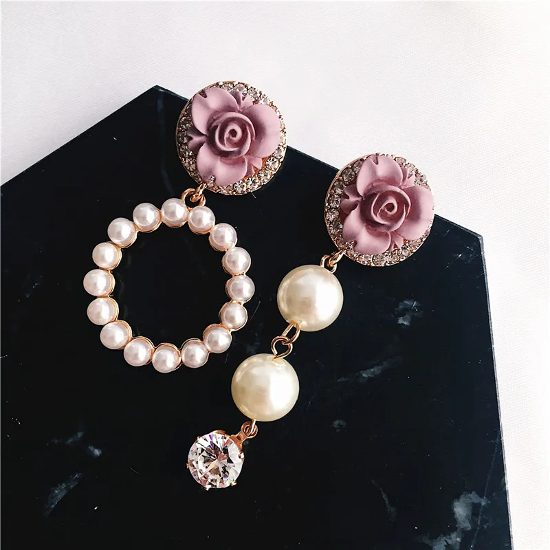 Женские длинные серьги с искусственным жемчугом и стразами|fashion long earrings|long earringslong