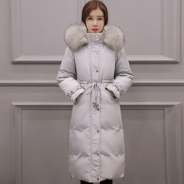 Cheap Goose Down Coats Manteau Femme Womens Winter Jackets And Coats Winter Jacket Women Coat Thickened Long Casaco Feminino #0095