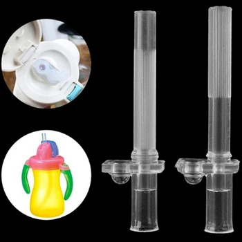 

Baby Straw For Kids Drinking Cup Water Bottle Feeding Soft Silicone Accessories 2x7cm
