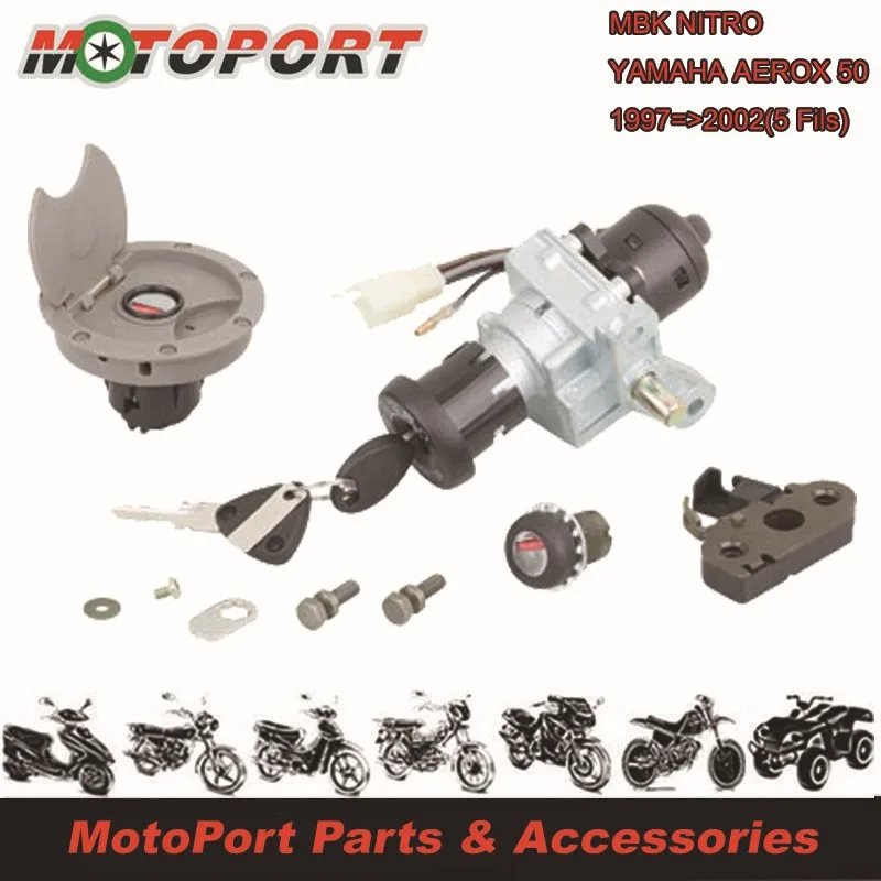 

5 Fils For NITRO / AEROX Ignition Switch Lock With Keys