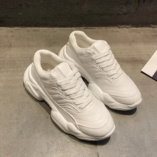 

Fashion Casual Shoes Woman Breathable Sneakers Women Lace-Up Zapatos de mujer zapatillas Female Platform Shoes Chaussures Femme