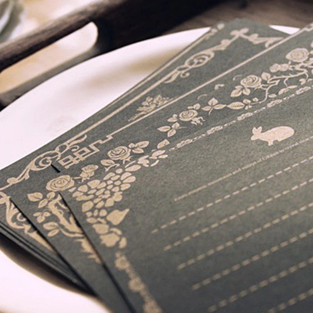 

FangNymph Cute DIY Kraft Paper Blank Paper Card DIY Graffiti Word Cards Gift Greetings Vintage Label Tag Card Stationery