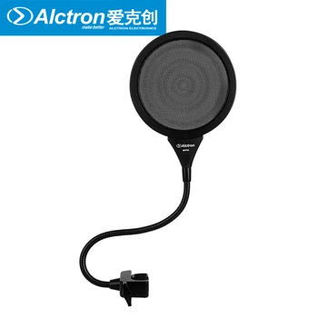 

Alctron MPF02 dual layer metal pop filter to filter saliva dual stainless mesh filter for microphone recording
