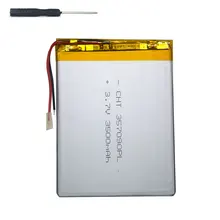 7 дюймов универсальная батарейка таблетка пакет 3,7 v 3500mAh литий-полимерный Батарея для digma Оптима prime 3 3g+ инструмент