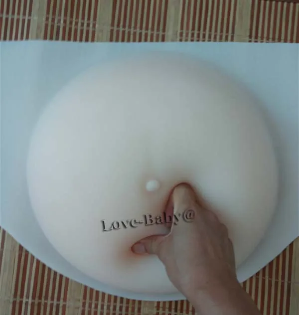 

Big 8~10 month silicone jelly belly simulate pregnancy baby bump fake pregnant belly drop shipping wholesale