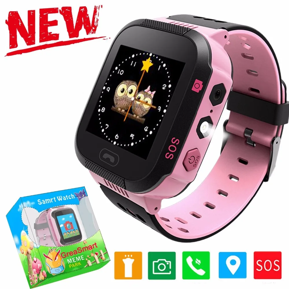 2017 Best Child GPS Tracker Smart Watch With Camera Touch Screen