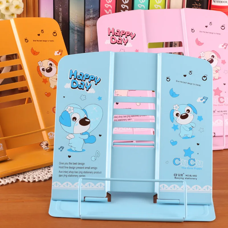 

Free shipping Angel zimu stationery cartoon iron adjustable reading frame bookshelf bookend