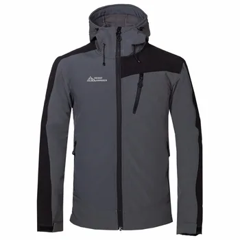 

2019 New Style Men Hiking Jacket Windproof Water Repellent Softshell Fleece Male Autumn Spring Clothing Riding Climbing Coat