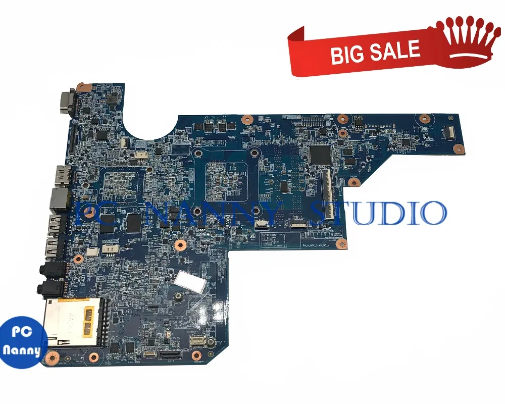 Top PCNANNY for HP G62 CQ62 Mainboard  597673-001 Original laptop Motherboard DDR3 tested 2